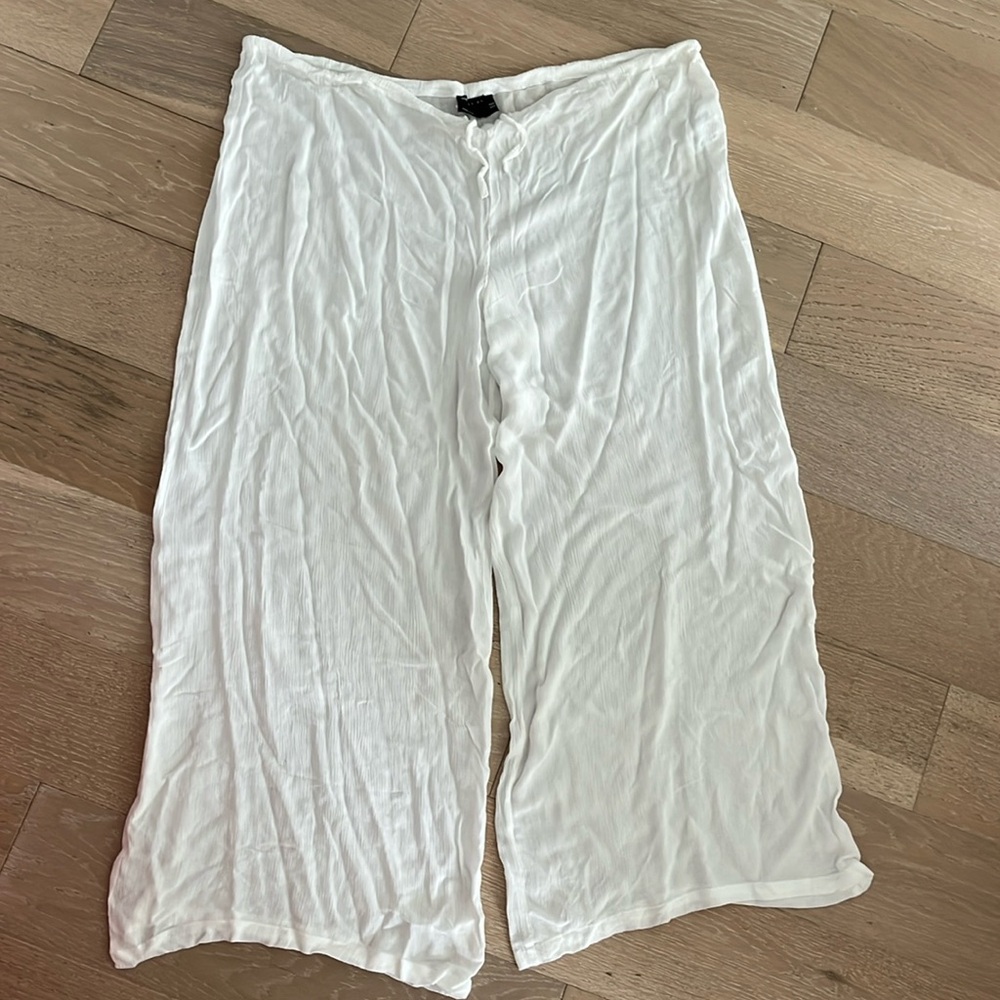 Linen oversized pant